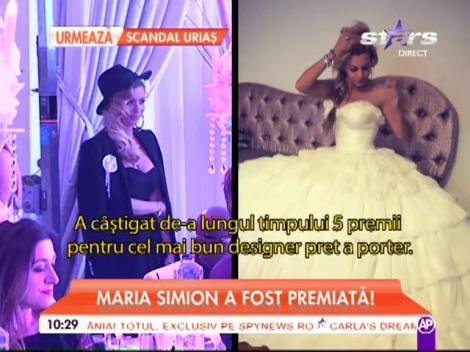 Vedeta de la Antena Stars, Maria Simion, a devenit de cinci ori cel mai bun designer