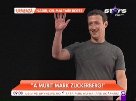 "A murit Mark Zuckerberg!" Mesajul care a îngheţat tot Facebook-ul!