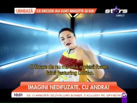 Andra, imagini pe care nu le-aţi mai văzut! Ce face artista c&acirc;nd crede că nu o vede nimeni