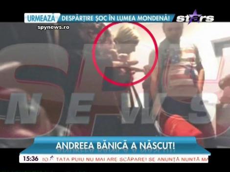 Prima fotografie cu bebeluşul Andreei Bănică!