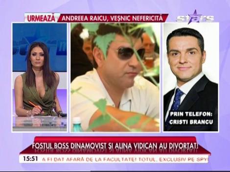 Cristi Borcea şi Alina Vidican au divorţat! În sfârşit!