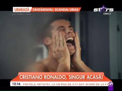 Un VIRAL de milioane! Ce face Cristiano Ronaldo când e SINGUR ACASĂ?! Celebrul CR7 a refăcut scene din super comedia ”Home Alone”!