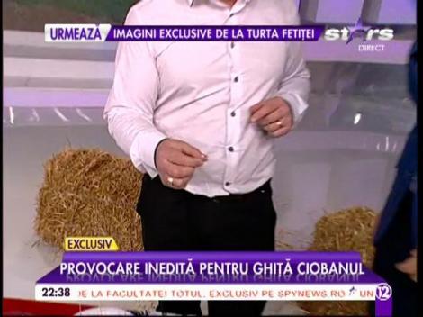 Provocare inedită pentru Ghiţă Ciobanul! Baicul, nevoit să ghicească mai multe tipuri de brânză după gust!