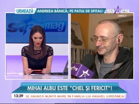 Mihai Albu este "chel şi fericit"! "Eram complexat când dădeam interviuri"