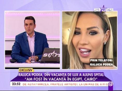 De la bal la spital. Raluca Podea a ajuns din vacanţă, direct pe m&acirc;inile medicilor