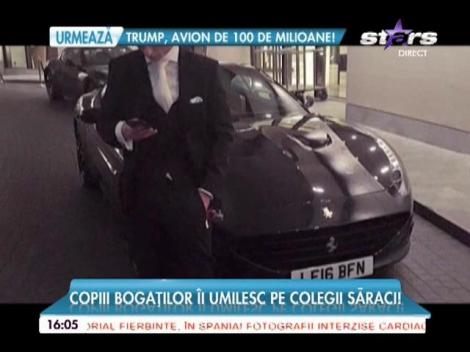 Copiii bogaților îi umilesc pe colegii săraci