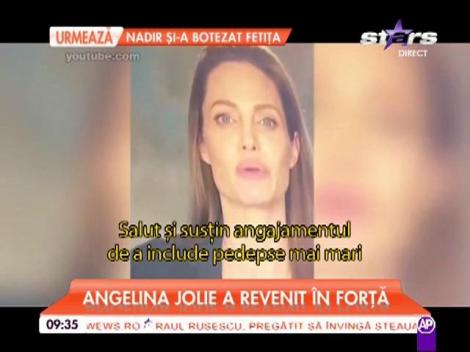 Angelina Jolie a făcut primele declarații după divorţ!