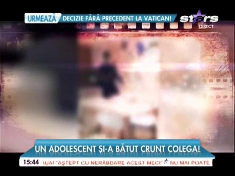 Un băiat de 15 ani şi-a bătut crunt o colegă de clasă
