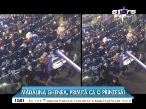 Mădălina Ghenea, primită mai ceva ca o prinţesă în Italia