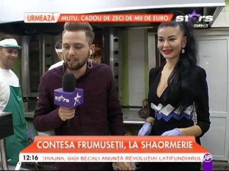 A lăsat de-o parte moda şi s-a apucat de gătit. Consuela di Monaco, angajată la shaormerie