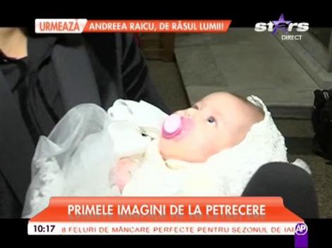 Nadir, un tătic emoționat! Și-a botezat fetița, aranjat la patru ace. Micuța Eveline a intrat în rândul lumii