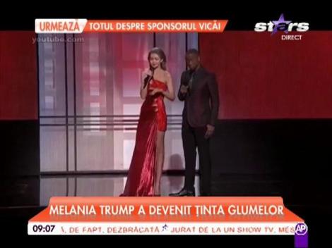 Gigi Hadid a imitat-o pe Melania Trump