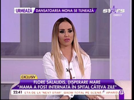 Flore, disperare mare: ”Mama suferă de tensiune oscilantă”