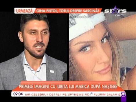 Primele imagini cu iubita lui Ciprian Marica după naştere