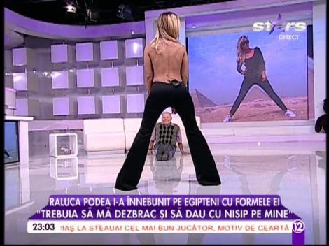 Raluca Podea, poză interpretabilă. Uite cu ce s-a fotografiat între picioare!