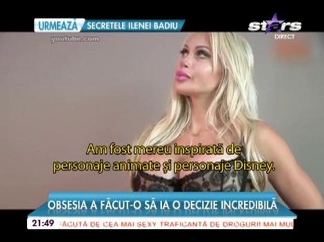 Tânara care vrea să semene cu un personaj din desenele animate