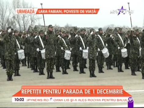 Ultimele repetiţii pentru parada de 1 Decembrie!