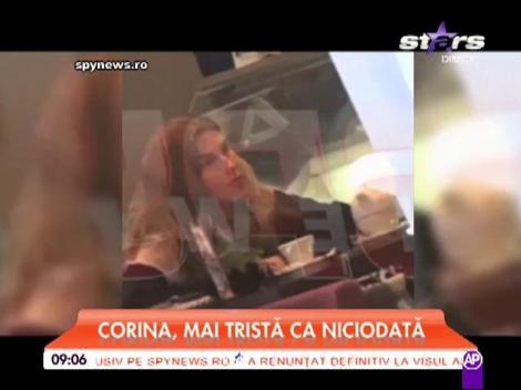 Corina, nemachiată și trasă la față! Cântăreaţa este mai tristă ca oricând. Sunt probleme în paradis?
