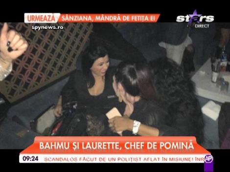 Adriana Bahmuţeanu şi Laurette, chef de pomină în club
