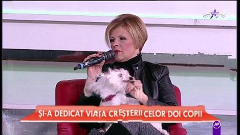 Sanda Ladoşi şi-a dedicat viaţa creşterii celor doi copii