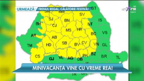 De Ziua României, meteorologii anunță cod galben de ninsori și viscol
