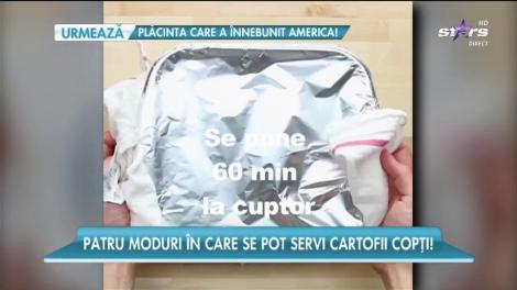 Patru moduri absolut delicioase în care se pot servi cartofii copți