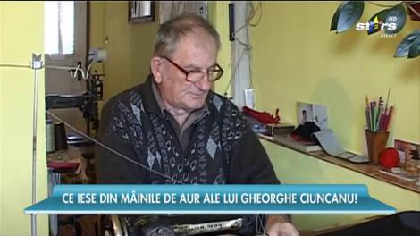 Meşterul Gheorghe Ciuncanu este cunoscut în toată lumea pentru cusăturile lui autentice