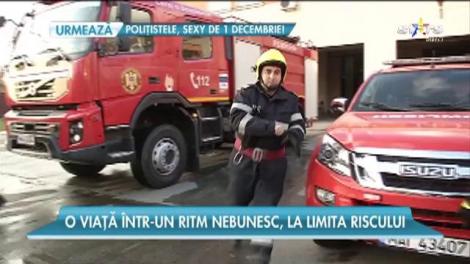 Pompierii, o viață într-un ritm nebunesc, la limita riscului