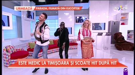 Obie, medicul nigerian cântăreț, în platoul Star Matinal