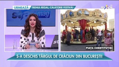 S-a deschis târgul de Crăciun din Piaţa Constituţiei