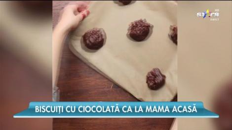 Desert autentic. Biscuiţi cu cicolată făcuţi ca la mama acasă