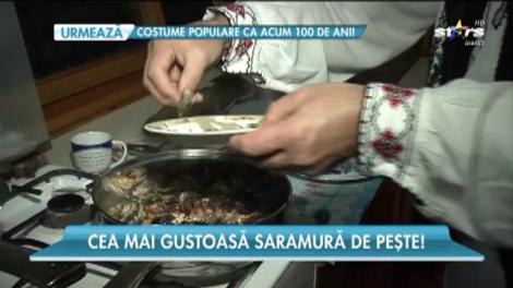 Povestea saramurei de pește începe pe malul Dunării