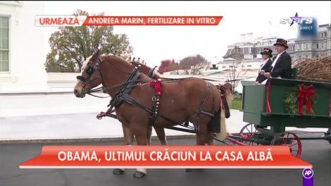 Barack Obama, ultimul Crăciun la Casa Albă