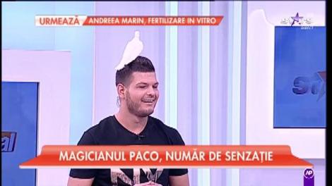 Magicianul Paco, număr de senzație în platoul Star Matinal