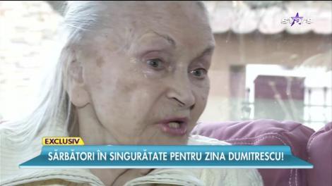 Zina Dumitrescu va petrece sărbătorile fără fiul ei