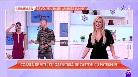 O reţetă delicioasă şi uşor de preparat! Coastă de viţel cu garnitură de cartofi şi pătrunjel