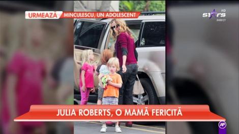 Julia Roberts se mândrește cu cele trei copii ai săi
