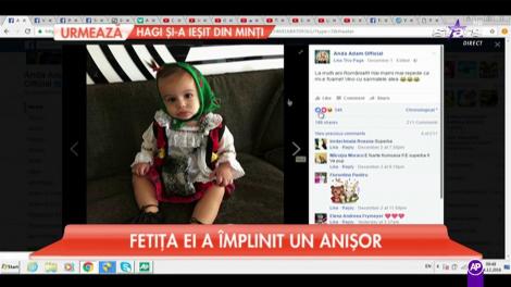 Fetiţa Andei Adam a împlinit un an!
