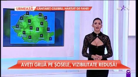 Vremea zilei. Meteorologii au emis un cod galben de ceaţă pentru mai multe judeţe din ţară