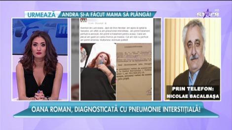 Oana Roman a ajuns la spital, unde medicii i-au pus un diagnostic grav!