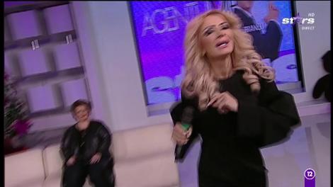 Daniela Gyorfi cântă ultima sa melodie în platoul Agentului Vip