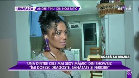 Majda Aboulumosha, una dintre cele mai sexy mămici din showbiz, îl așteaptă pe Moș Nicolae