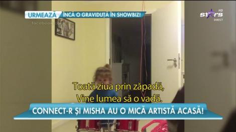 Fiica lui Connect-R a învăţat să cânte la tobe