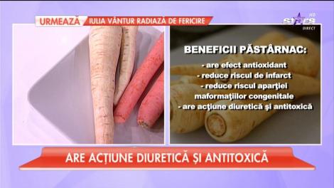 Beneficiile păstârnacului: te scapă de gastrită, diabet şi febră