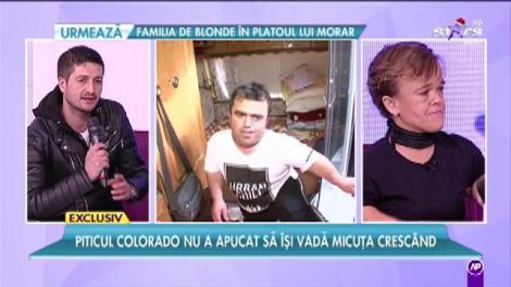 Soția piticului Colorado, prima apariție într-o emisiune, după ce partenerul ei a murit