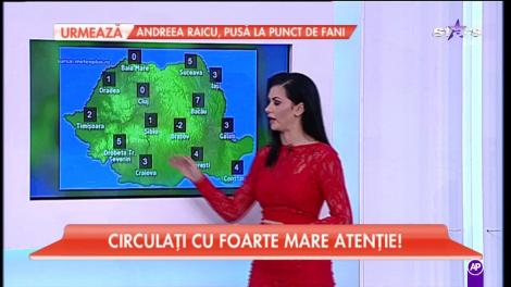 Vremea zilei. Frigul se instalează în toată România!