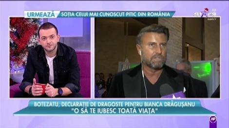 Cătălin Botezatu, declarație de dragoste pentru Bianca Drăgușanu
