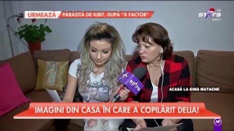Imagini din casa în care a copilărit Delia Matache