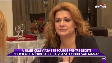 Maria Buză, probleme de sănătate în  timpul sarcinii
