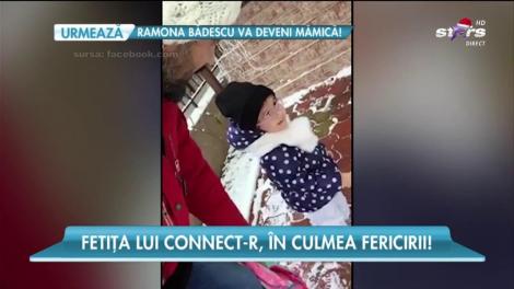 Fetiţa lui Connect-R şi a Mishei, în culmea fericirii!
